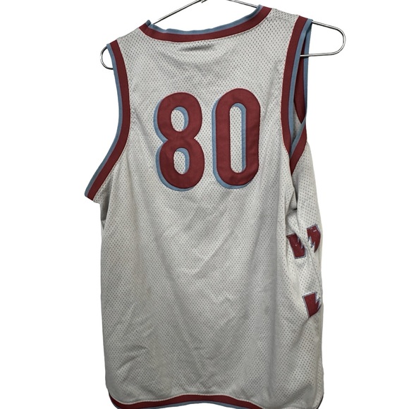 Retro Aged Streetwear Gray Red The Hundreds #80 Basketball Jersey Men’s L - Picture 2 of 9
